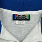 Vintage Public Broadcasting Service PBS Polo Shirt Drum Corps WTIU 80s Adult MEDIUM