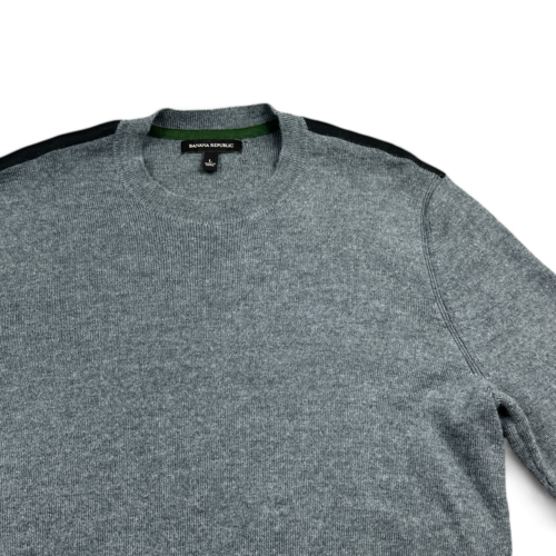 Banana Republic Sweater Gray Merino Wool Pullover Adult MEDIUM