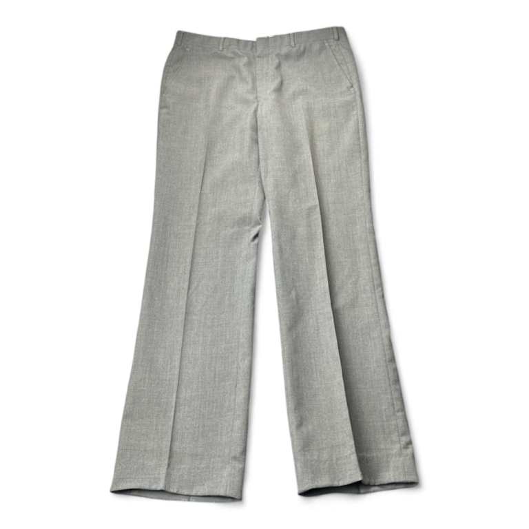 Vintage Johnny Carson Pants Gray Slacks Trousers 70s 80s Mens 36x33