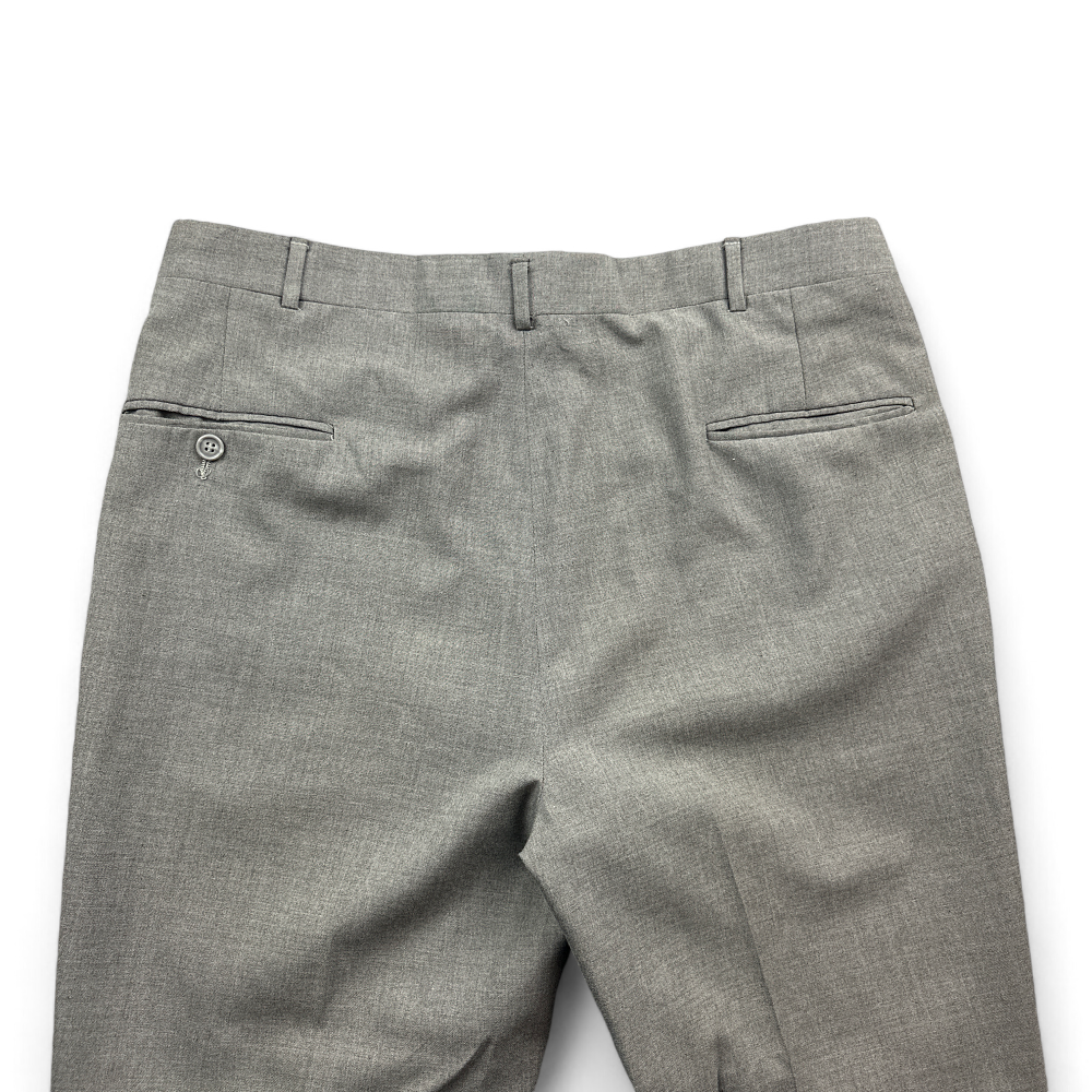 Vintage Johnny Carson Pants Gray Slacks Trousers 70s 80s Mens 36x33