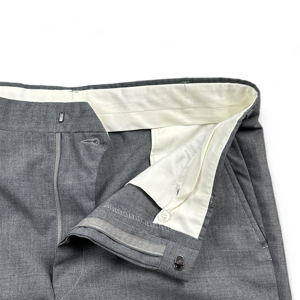 Vintage Johnny Carson Pants Gray Slacks Trousers 70s 80s Mens 36x33