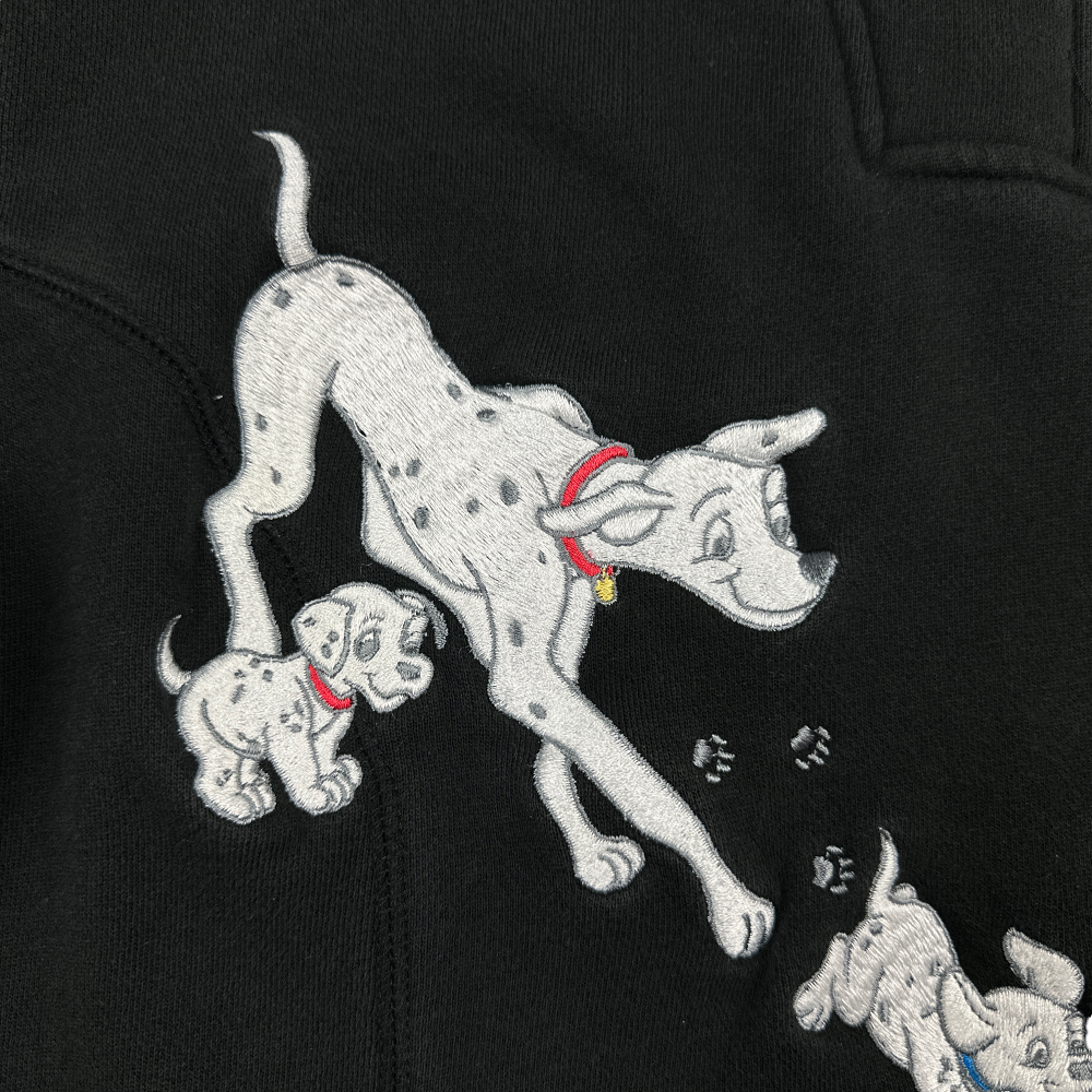 Vintage Disney Sweater 101 Dalmatians Embroidered 90s Womens LARGE