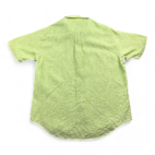 Brooks Brothers Shirt Green Irish Linen Button Down Adult LARGE