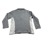 Woolrich Sweater Gray Fleece Pullover 2 Tone Adult LARGE