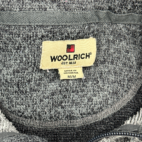 Woolrich Sweater Gray Fleece Pullover 2 Tone Adult LARGE