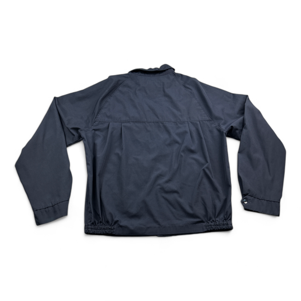 Vintage Campus Jacket Blue Windbreaker 70s Adult MEDIUM