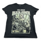 Five Finger Death Punch Shirt Black Metal Band Tee GY6 Adult MEDIUM