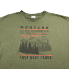 Montana Shirt Lost in Nature Humor Green Adult EXTRA LARGE