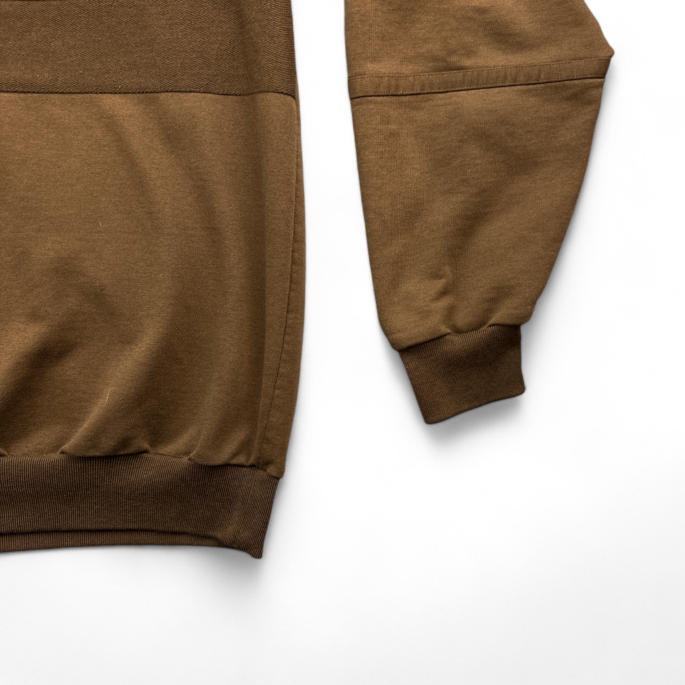 Classics By Palmland Polo Sweater Brown Retro Adult LARGE