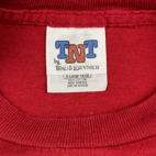 Vintage Skater Shirt Red Witnits 90s Y2K Adult MEDIUM