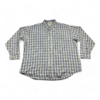 Vintage Bill Blass Shirt Plaid Button Down Long Sleeve 90s Adult 2XL XXL