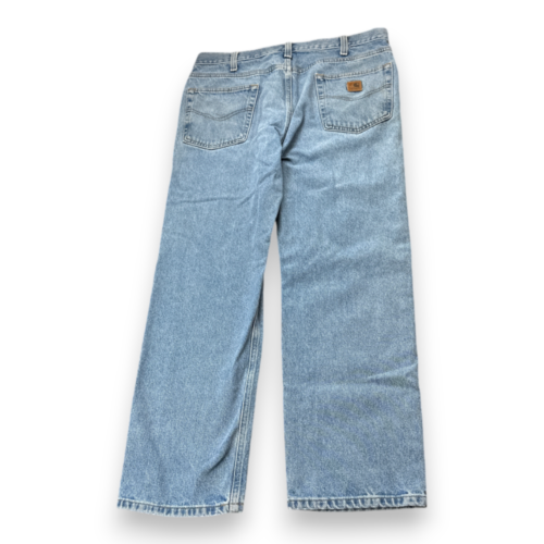Carhartt Jeans Blue Light Wash Cotton Denim B480 Mens 36x29