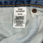 Aeropostale Jeans Blue Medium Wash Driggs Slim Bootcut Mens 33x31