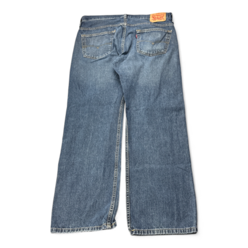 Levis Jeans Blue Loose Straight Dark Wash 569 Mens 35x30
