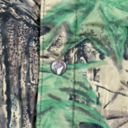 Vintage Stearns Jacket Brown Camouflage Raincoat Dry Wear 90s Adult LARGE