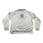 Toronto Maple Leaves Jacket Gray Adidas Zip Up Adult LARGE