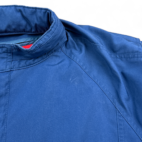 Vintage London Fog Jacket 80s Blue Bomber Hood Adult EXTRA LARGE