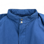 Vintage London Fog Jacket 80s Blue Bomber Hood Adult EXTRA LARGE