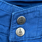 Vintage London Fog Jacket 80s Blue Bomber Hood Adult EXTRA LARGE