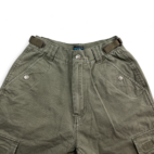 Vintage MT:2 Cargo Shorts Military Green 90s Raver Skater Parachute Mens 27