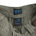 Vintage MT:2 Cargo Shorts Military Green 90s Raver Skater Parachute Mens 27