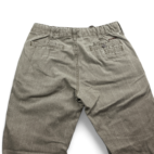 Vintage Plugg Pants Brown Herringbone Y2K 90s Jeans Mens 30x31