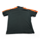 Vintage Harley Davidson Polo Shirt Black Orange Mechanic Dealership Adult LARGE