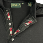 Vintage Bobby Jones Polo Shirt Black Golf 90s Adult MEDIUM