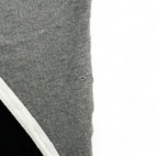 Tommy Hilfiger Polo Shirt Gray Black White Big H Youth LARGE