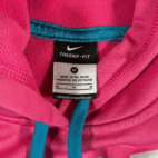 Nike Sweater Pink Womens Themra Fit Spell Out Silver Logo Womens MEDIUM