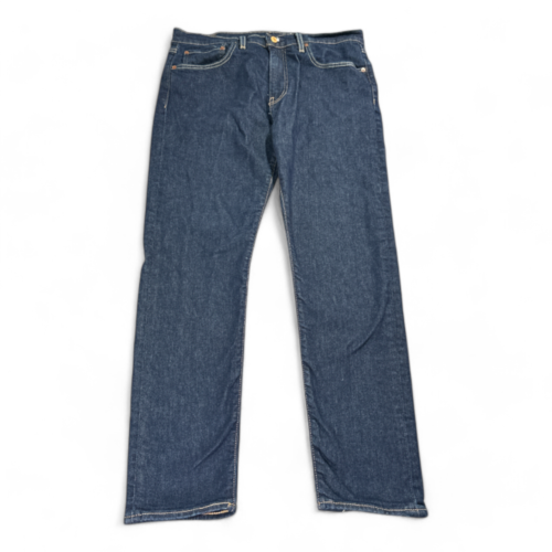 Levis Jeans Blue Tapered Regular Fit Dark Wash 502 Stretch Mens 34x32