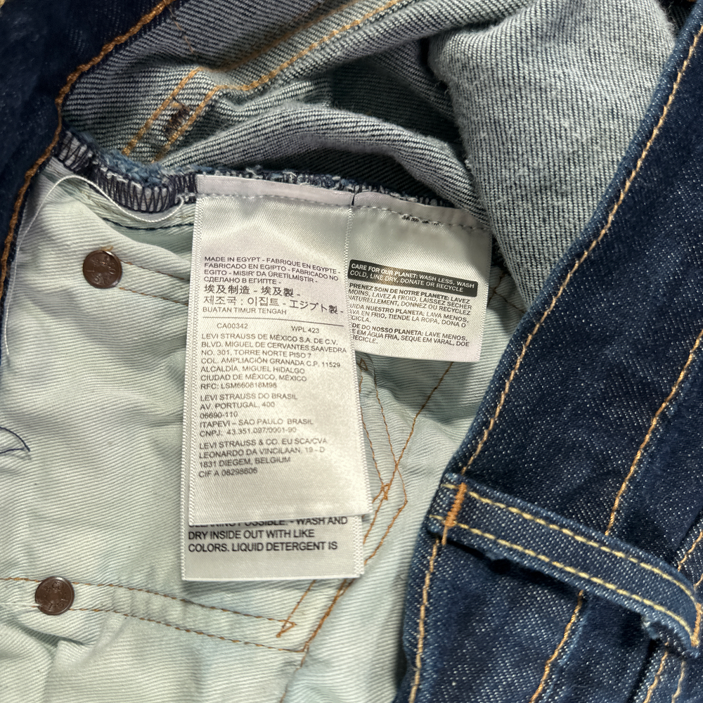 Levis Jeans Blue Tapered Regular Fit Dark Wash 502 Stretch Mens 34x32-9 Levis Jeans Blue Tapered Regular Fit Dark Wash 502 Stretch Mens 34x32