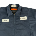 Rolls Royce Jacket Blue Cintas Workwear Industrial Utility Mechanic Adult XXL 2XL