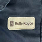 Rolls Royce Jacket Blue Cintas Workwear Industrial Utility Mechanic Adult XXL 2XL