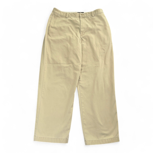 Eddie Bauer Pants Khaki Brown Relaxed Fit Y2K Mens 34x29