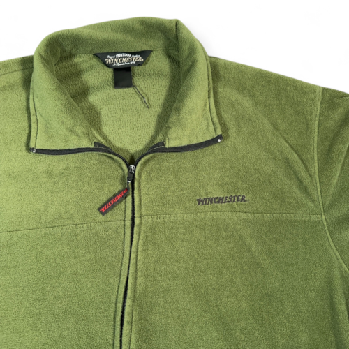 Winchester Jacket Green Fleece Hunting Outdoor Zip Up Adult EXTRA LARGE