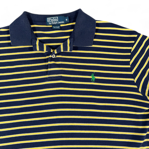 Vintage La Mode Polo Shirt Gray Golf Crest USA Made 90s Adult LARGE