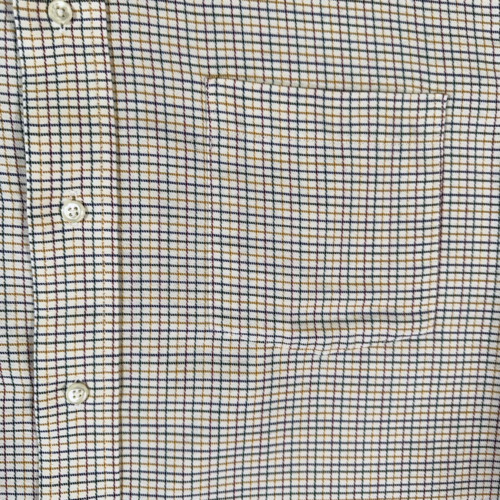 Vintage Arrow Dress Shirt Windowpane Plaid 80s Oxford Adult EXTRA LARGE