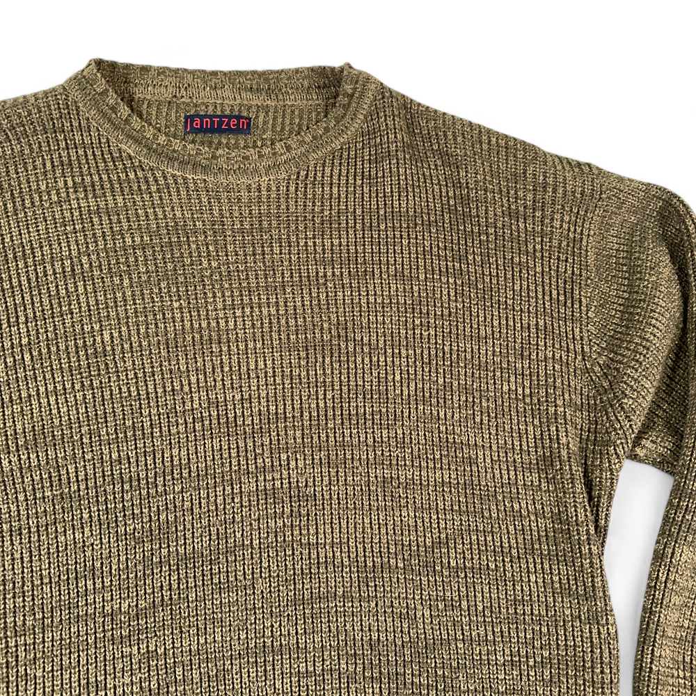Vintage Jantzen Sweater Brown Chunky Oversized 90s Adult EXTRA LARGE-2 Vintage Jantzen Sweater Brown Chunky Oversized 90s Adult EXTRA LARGE