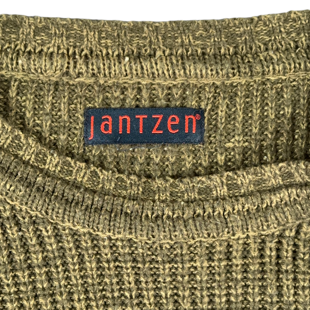 Vintage Jantzen Sweater Brown Chunky Oversized 90s Adult EXTRA LARGE-4 Vintage Jantzen Sweater Brown Chunky Oversized 90s Adult EXTRA LARGE