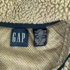 Vintage Gap Vest Brown Sherpa Fleece Zip Up 90s Adult XXL 2XL