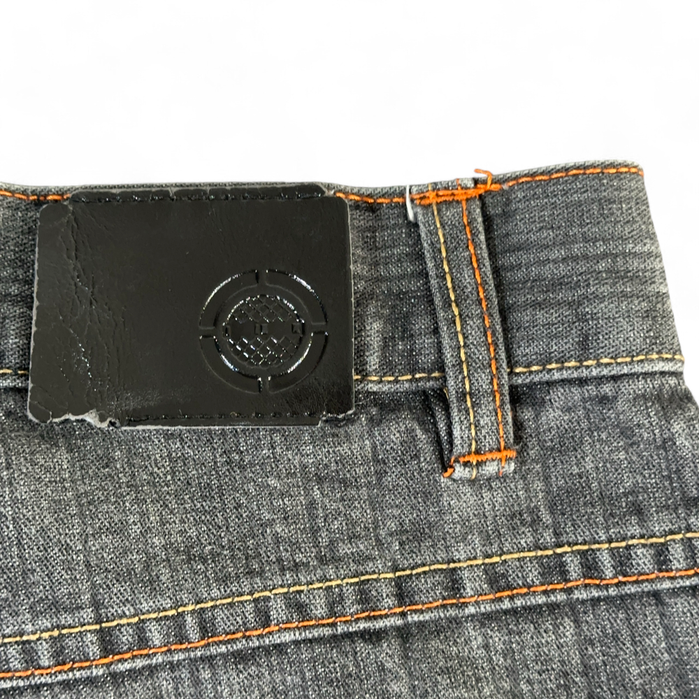 Vintage Noiz Jeans Gray Embroidered Skater Baggy Y2K Mens 32x29-9 Vintage Noiz Jeans Gray Embroidered Skater Baggy Y2K Mens 32x29
