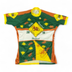 Peak 1 Cycling Jersey Green Yellow Indiana Hilly Hundred 2013 Adult EXTRA LARGE