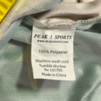 Peak 1 Cycling Jersey Green Yellow Indiana Hilly Hundred 2013 Adult EXTRA LARGE
