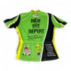 Champion System Cycling Jersey Green Indiana Ride Eat Repeat Women 3XL