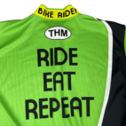 Champion System Cycling Jersey Green Indiana Ride Eat Repeat Women 3XL