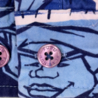 Vintage Platinum Fubu Shirt Blue Fat Albert Allover 90s Y2K Adult XXXL 3XL