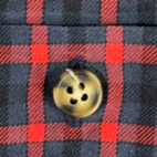 Vintage Abercrombie & Fitch Shirt Red Blue Plaid Button Up Adult EXTRA LARGE