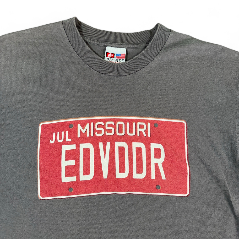 Eddie Vedder Shirt Gray St Louis 2011 Pear Jam Band Tee Adult LARGE