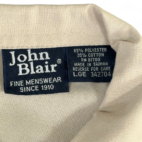 Vintage John Blair Guayabera Shirt Adult LARGE Brown Cuban Faux Zip Golf 90s